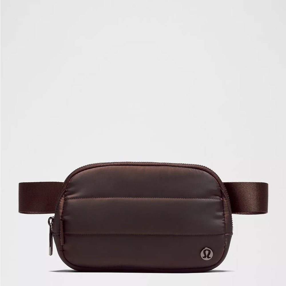 Lululemon Everywhere Belt Bag 1L Wunder Puff Iridescent- Heathered Espresso - Picture 5 of 9